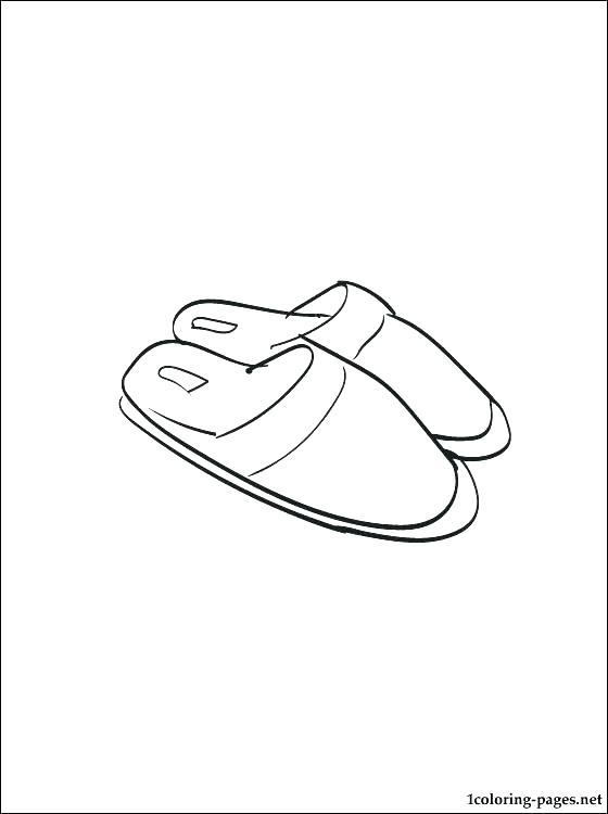 560x750 coloring glass slipper coloring page - Cinderella Slipper Drawing