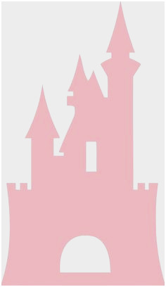 236x408 cinderella castle wall decal awesome castle drawing template - Cinderellas Castle Drawing