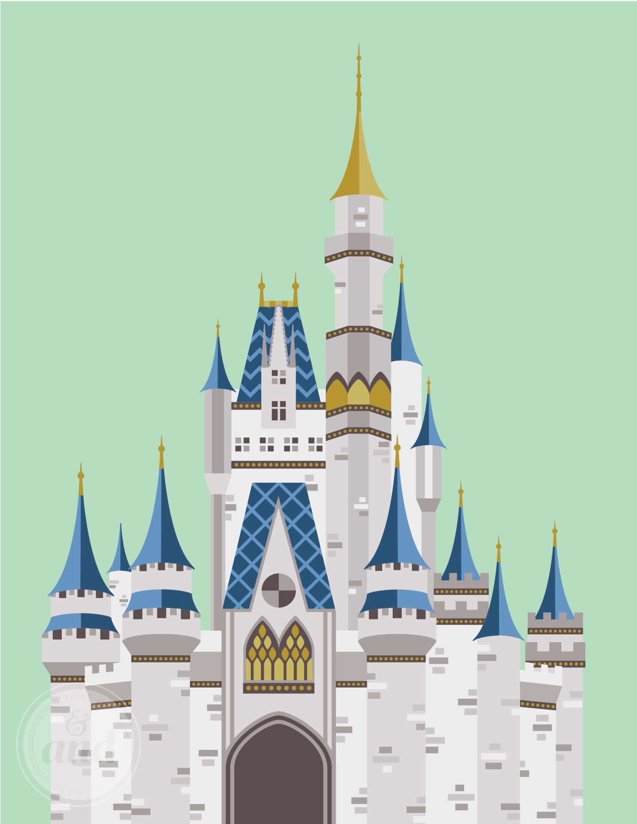 1280x1656 disney world castle balloons clipart clip art images - Cinderellas Castle Drawing