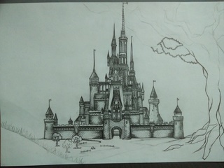 320x240 cinderellascastle drawings on paigeeworld pictures - Cinderellas Castle Drawing