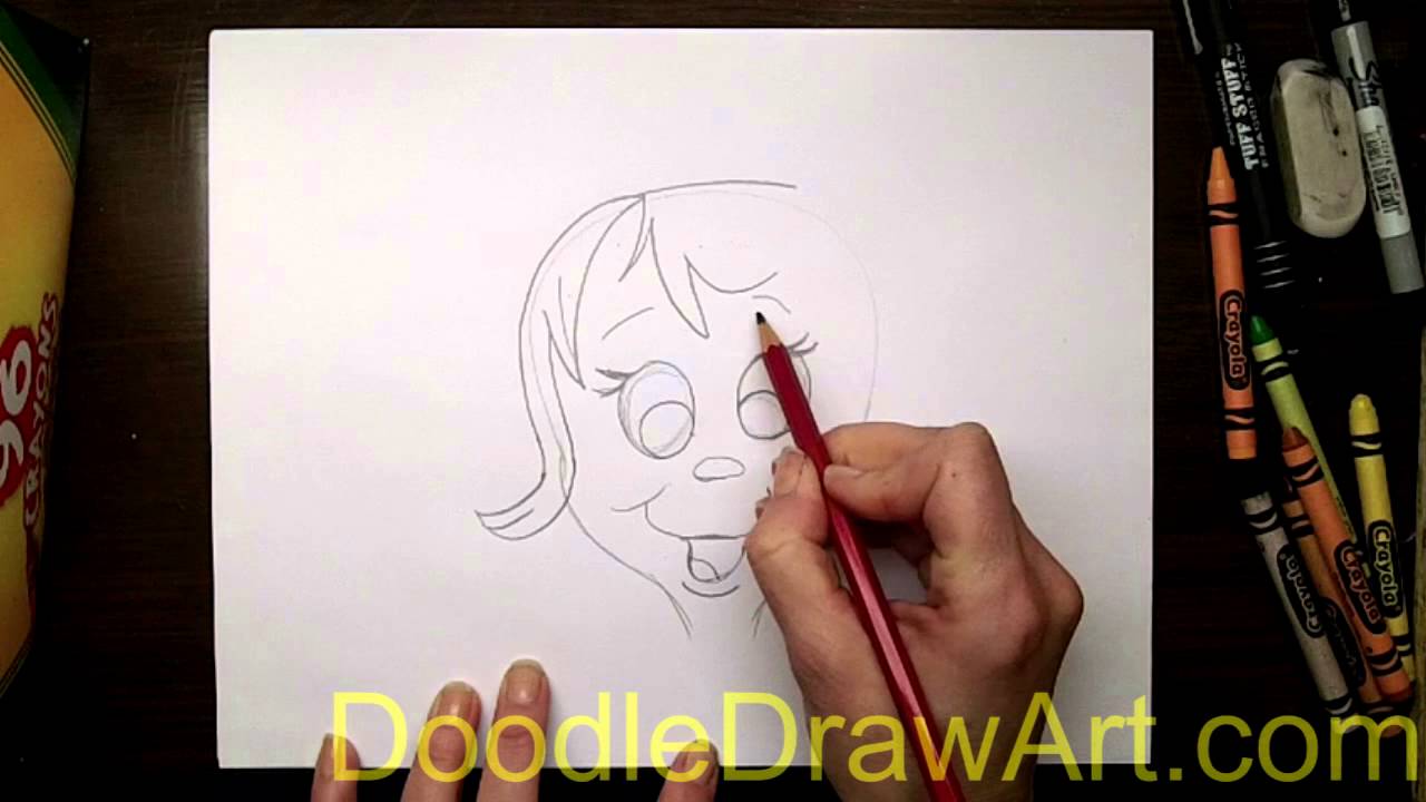 1280x720 how to draw cindy lou who - Cindy Lou Who Drawing