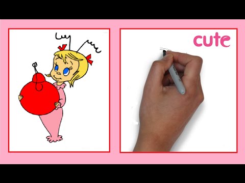 480x360 how to draw a cindy lou who kak narisovat multiashnogo sindi lu - Cindy Lou Who Drawing
