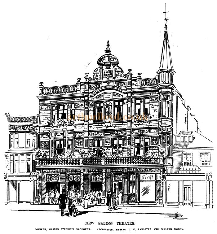 700x756 the ealing theatre, broadway, ealing, london - Cinema Drawing