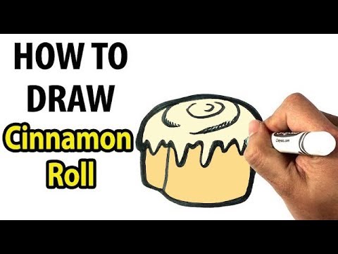 480x360 how to draw cinnamon roll - Cinnamon Roll Drawing