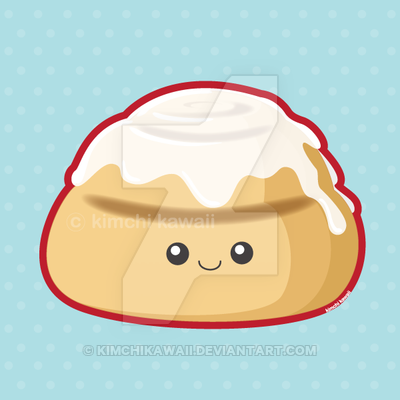 400x400 cinnamon bun - Cinnamon Roll Drawing