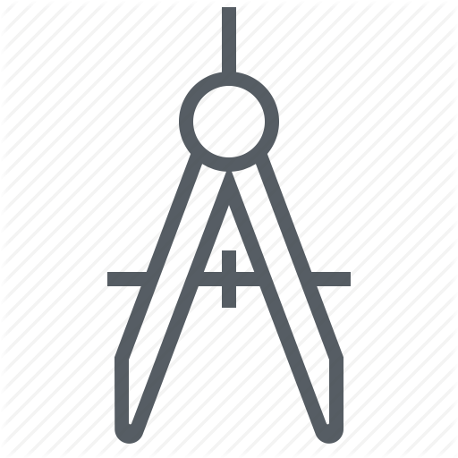 512x512 circle, compass, drawing, geometry, nautical, science icon - Circle Compass Drawing