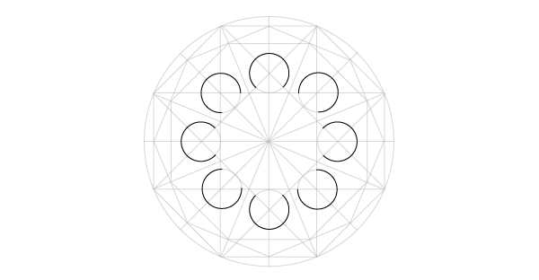 600x312 Geometric Design Working With Circles - Circle Design Drawing