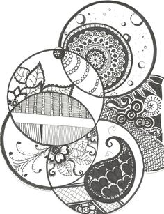 236x307 best zentangle circle images doodles, draw, drawings - Circle Design Drawing