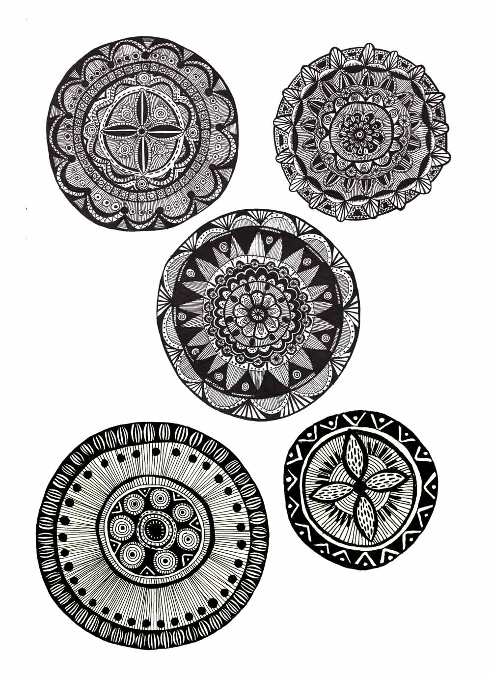 1000x1378 Drawing Hannah Rampley - Circle Drawing