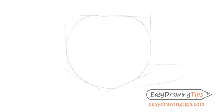 728x370 How To Draw A Tomato Step - Circle Line Drawing