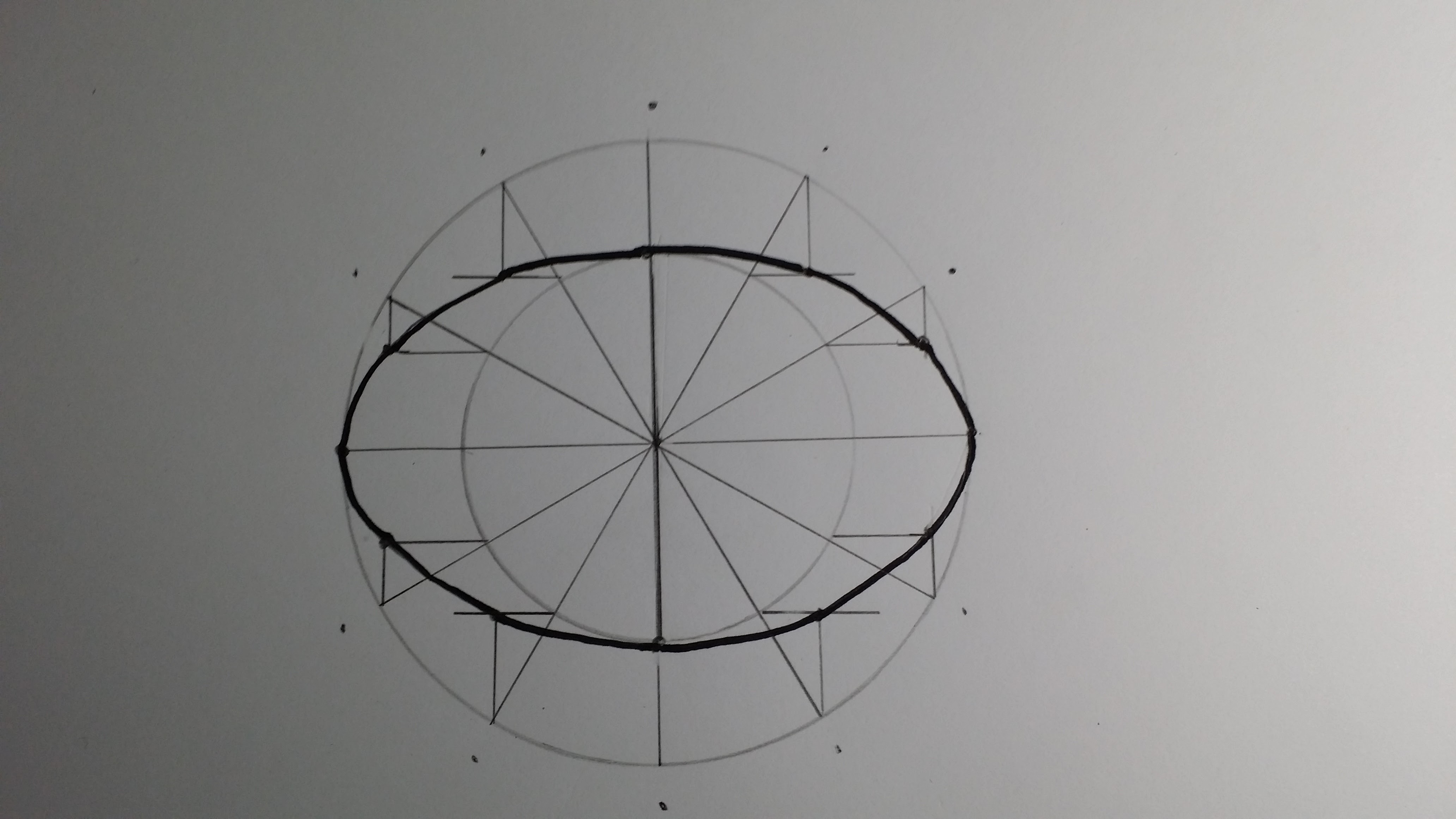 4128x2322 how to hand draw an ellipse steps - Circle Line Drawing