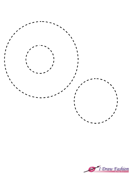 450x600 How To Draw Roses I Draw Fashion - Circle Line Drawing