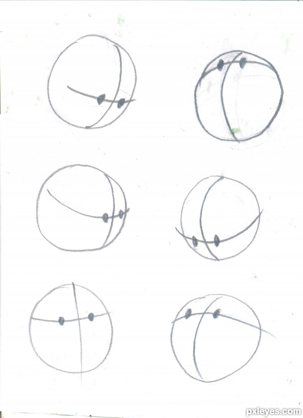 600x826 Simple Tricks To Draw Your Own Cartoons - Circle Line Drawing