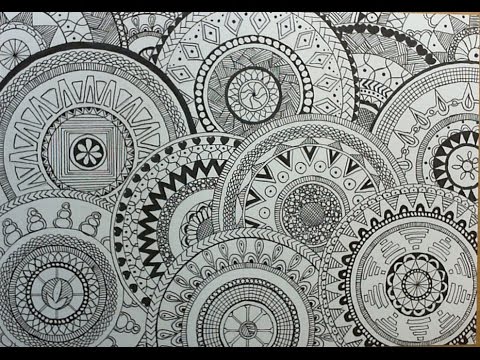 480x360 How To Draw Circle Doodles - Circle Pattern Drawing