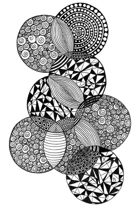 Circle Pattern Drawing at PaintingValley.com | Explore collection of ...