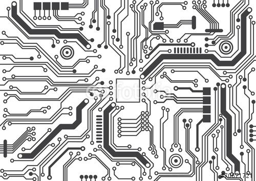 Circuit Board Drawing at PaintingValley.com | Explore collection of
