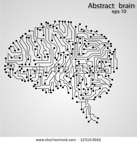 450x470 Circuit Board Brain - Circuit Drawing