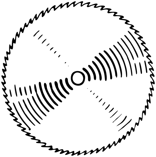500x503 circular saw blade - Circular Saw Blade Drawing