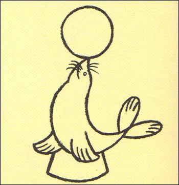 350x361 how to draw a sea lion sea lions lion drawing, circus crafts - Circus Lion Drawing