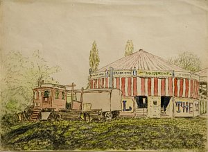 300x219 circus tent drawings fine art america - Circus Tent Drawing