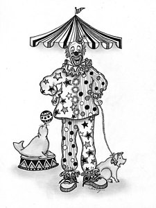 225x300 circus tent drawings pixels - Circus Tent Drawing