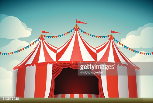 503x341 circus tent group with items - Circus Tent Drawing