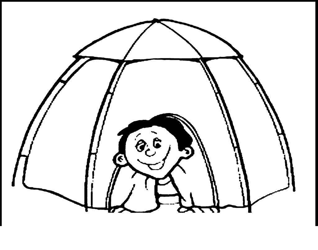 1024x805 circus tent coloring pages drawing personal - Circus Tent Drawing