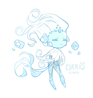 320x337 The Cirrus Unicus Cloud, Also Nicknamed 'mares' Tails' Are Thin - Cirrus Clouds Drawing