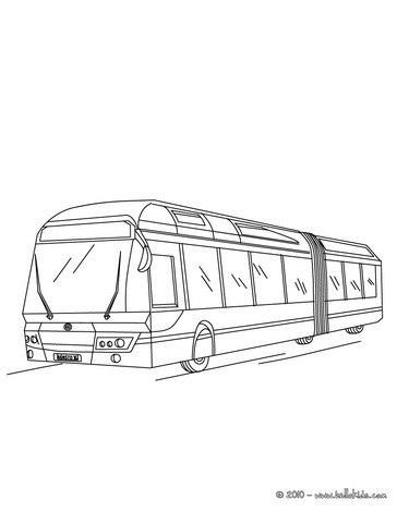 364x470 City Bus Coloring Pages - City Bus Drawing