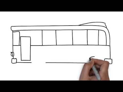 480x360 How To Draw A City Bus - City Bus Drawing