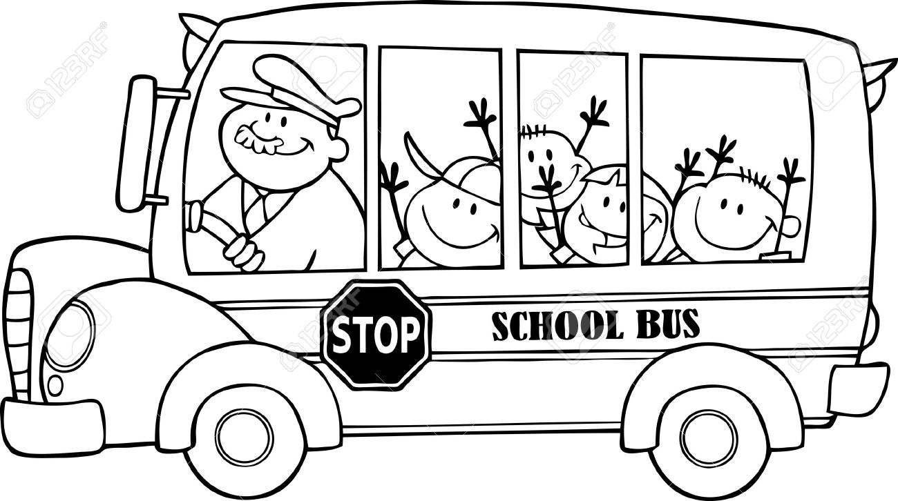 1300x726 How To Draw A City Bus - City Bus Drawing