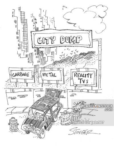 400x510 City Dump Cartoons And Comics - City Cartoon Drawing