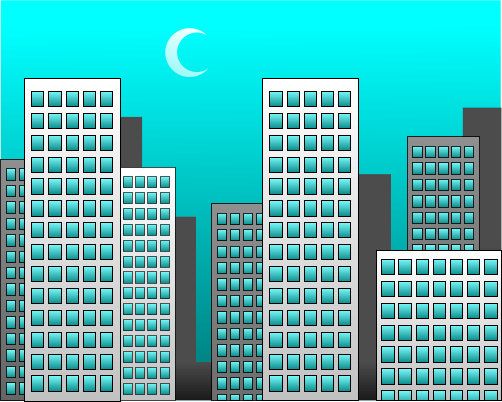 502x402 Drawing A Cartoon Building Kid Drawing Cartoon Building - City Cartoon Drawing