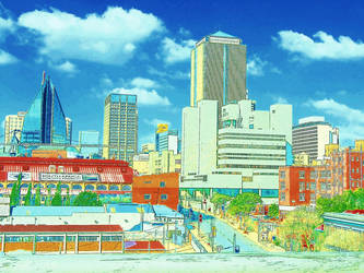 333x250 South Africa Johannesburg City Cartoon Drawing - City Cartoon Drawing