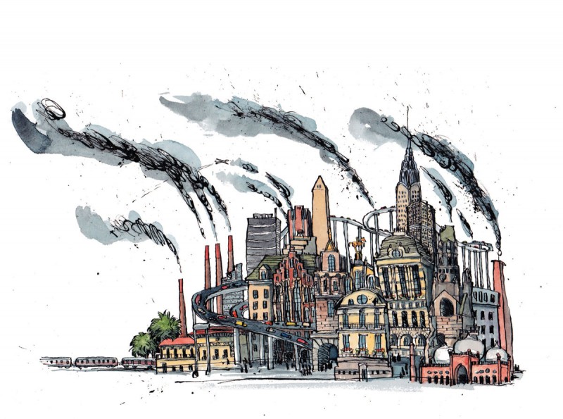 800x595 kids draw cities bobbledy books - City Drawing