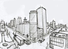 236x169 best point perspective cities images point perspective - City Drawing