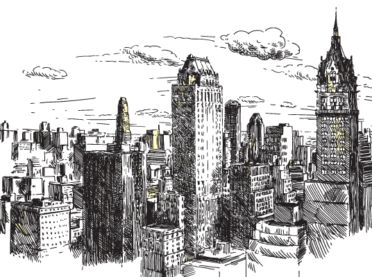 536x400 City Buildings Cityscape Cityview Black Tumblr Housefre - City Drawing Tumblr