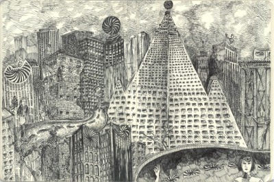 400x265 the dystopia journals tumblr - City Drawing Tumblr
