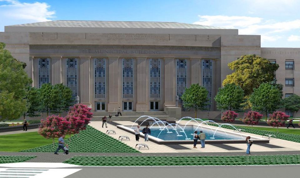 960x570 oklahoma city hall park to get makeover - City Hall Drawing
