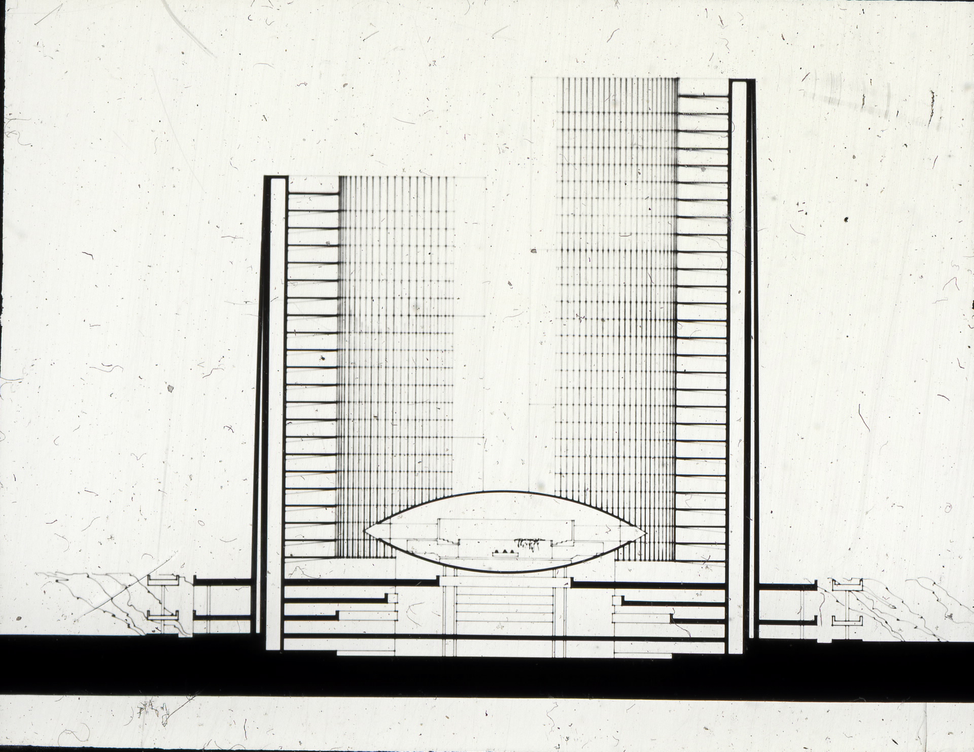 1920x1482 viljo revell entry, city hall and square competition, toronto - City Hall Drawing