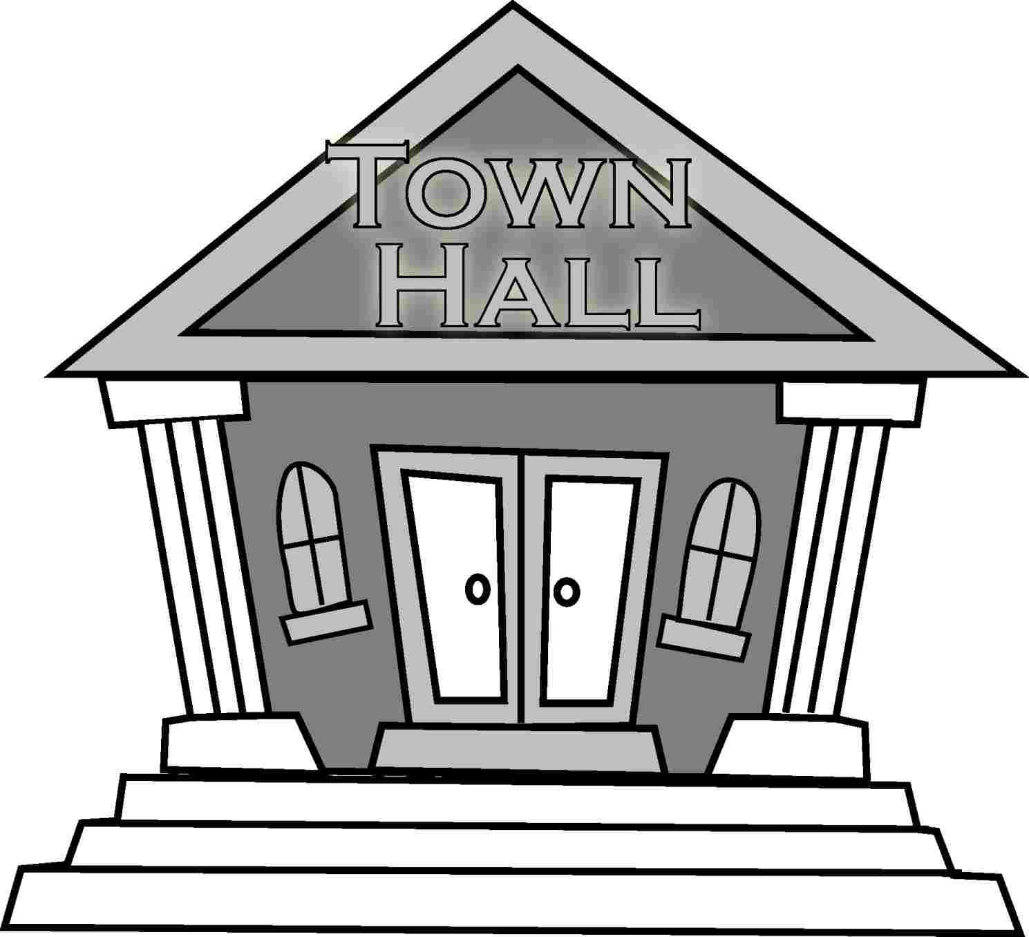 1489x1356 city hall drawing cartoon - City Hall Drawing