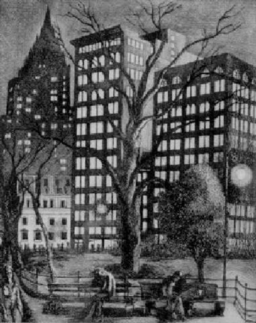 373x470 City Lights - City Lights Drawing