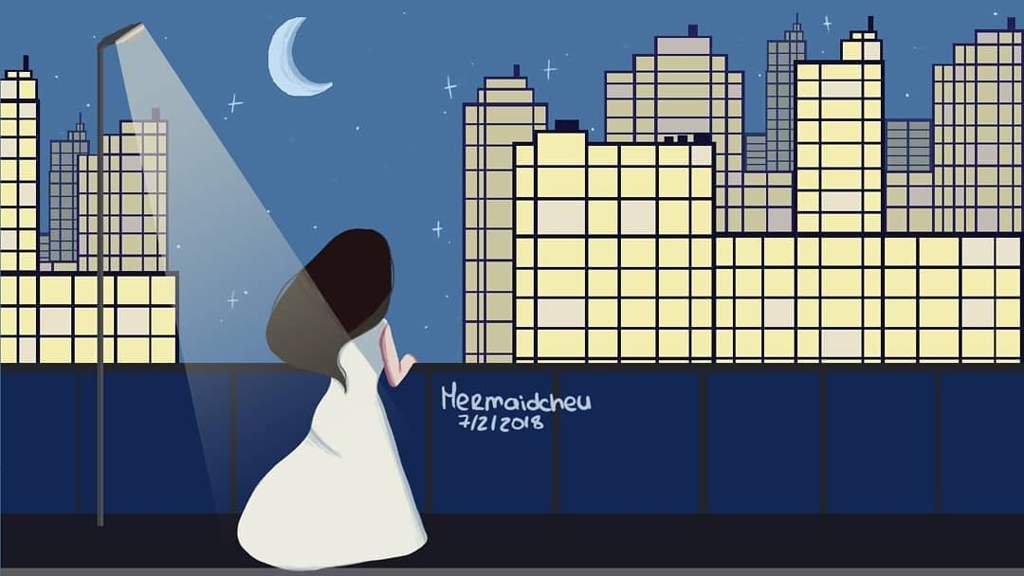 1024x576 Raquel Veloso On Instagram Lights - City Lights Drawing