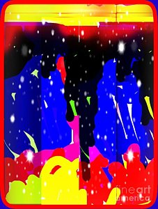 227x300 City Lights Drawings - City Lights Drawing