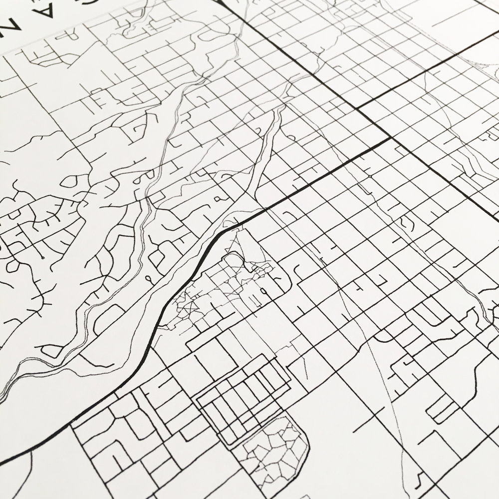 1000x1000 logan utah city lines map print turn of the centuries - City Line Drawing