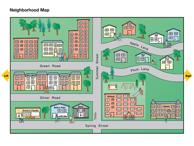 646x485 neighborhood map national geographic society - City Map Drawing