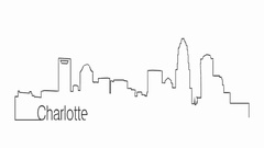 240x135 outline drawing stock footage royalty free stock videos - City Outline Drawing