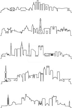 236x356 how to draw a city skyline ways drawing center drawings - City Skyline Drawing Simple
