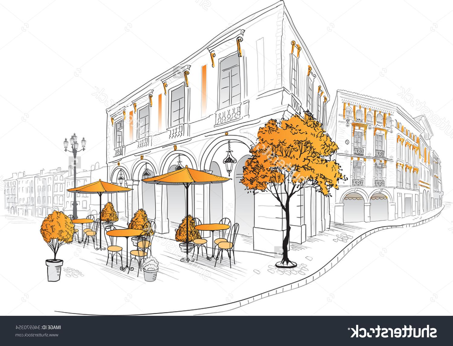 1500x1146 Best City Street Drawing Image - City Street Drawing