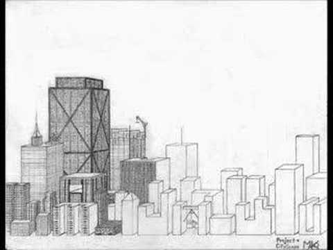 480x360 cityscape - Cityscape Drawing